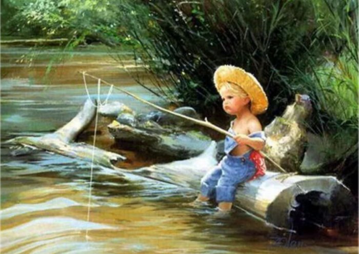 Boy Fishing Boy Fishing